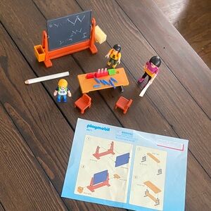 Playmobil 5971 City Life School Figures Teacher Carry Carrying Case